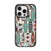 iPhone 16 Pro Impact Case MagSafe Compatible surfboards transparent