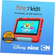 Amazon Fire 7 Kids tablet (newest model) ages 3 16 GB 6-month Amazon Kids+ Red