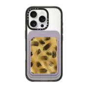 Snappy MagSafe Wallet Snappy™ BioVeg Wallet MagSafe Compatible Abstract artistic gold black paint brushstrokes