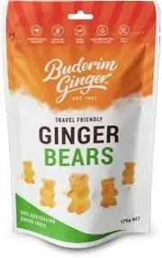 Buderim Ginger Ginger Bears 175g