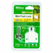 Whitco White CYL4 Mini Push Lock