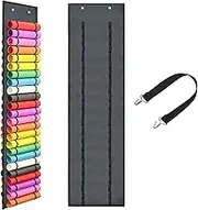 NINFE Vinyl Roll Holder with 48 Compartments, Vinyl Roll Storage Organizer Wall Craft Room Organizers and Storage Gray