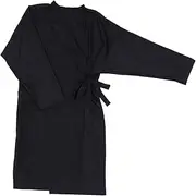 NOLITOY Salon Client Gowns Kimono Style, Hair Salon Smocks Capes Salon Client Robes Cape Hair Salon Smock Hairdressing Gown Salon Cape Black