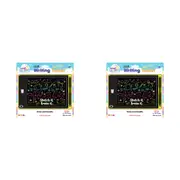 2PK Magic Sensory 8.5" Interactive LCD Writing Tablet Yellow Doodle Kids 3y+