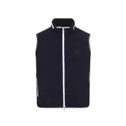 [Brunello Cucinelli] Brunello Cucinelli-Navy Blue Padded Nylon Vest-Uomo M STAND