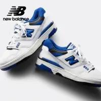 在飛比找momo購物網優惠-【NEW BALANCE】NB 運動鞋/復古鞋_中性_白藍色