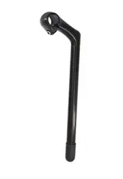 Long Quill Stem, Alloy Aluminum 75mm Bike Handlebar Stem 310 Black 22.2*25.4