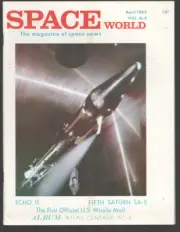 MAG: Space World #A-6 3/1964-Early space travel magazine-ECHO II -Fifth Satur...
