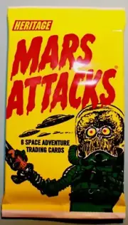 2012 Topps Heritage Mars Attacks Trading Card Pack