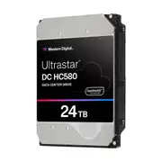 WD 24TB Ultrastar DC HC580 Enterprise 3.5" Hard Drive, SATA, 7200RPM, 512MB Cache, CMR