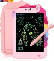 Unicorn Toys LCD Girls Writing Tablet, Colorful Toddler Drawing Board, Girls Pre