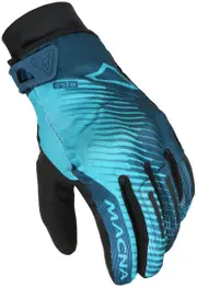 Macna Crew RTX Ladies Motorcycle Gloves, black-blue, Size 2XL for Women Black Blue