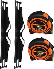 Front End Alignment Tool | Stainless Steel Wheel Fitment Tool With Measuring Tape Alignment Plates | Automotive Supplies, Tire Repair Accessories For Women, Men, Adult