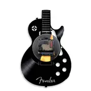 Acoustic Guitar Wall Art Led Vinyl Record Wall Clock Musical Instrument Home