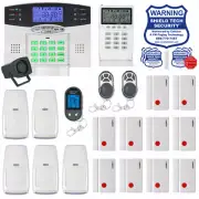 Wireless Home Security System 2-Way LCD Remote Burglar Alarm VOIP Phone Line EU