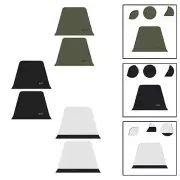 2x Canopy Sidewalls Sun Protection Canopy Tent Walls Popup Canopy Side Wall