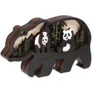 Home Decoration Decorations for Craft Ornaments Panda Figurine