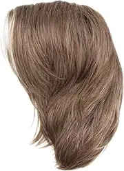 Healvian Men's Short Hairpiece Fashion Wig Breathable Net Heat-resistant Fiber for Cosplay Parties Daily Use