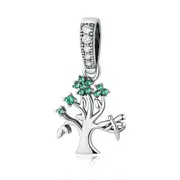 Silver plating Tree of Dream Charm Dangle Fit Bracelet Necklace DIY Jewelry