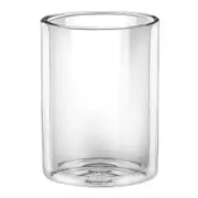 Wilmax England Thermo 500ml Straight Double Wall Glass Cup - Clear