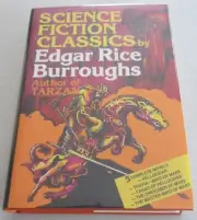 5 SCIENCE FICTION CLASSICS by EDGAR RICE BURROUGHS~CASTLE~1st ED~JOHN CARTER~NEW