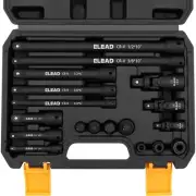 18-Pieces Impact Socket Extension Set: 1/4", 3/8" & 1/2" Drive Socket Extensi...