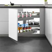 Shearer Magic Corner Pull Out Kitchen Storage - Fits 900mm Blind Corner - Select Frame Opening