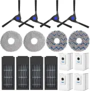 FOHOA Spare Parts Accessories Kit Compatible with ECOVACS DEEBOT X2 Omni Vacuum Cleaner
