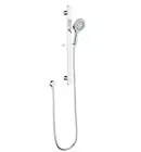 Kara Bathroom Hand Held Shower Head Sliding Rail Set Chrome