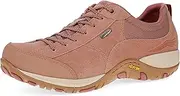 [Dansko] Paisley Waterproof Outdoor Sneakers for Women – Comfortable, Breathable Walking Shoes with Arch Support – Stain Resistant Sneakers with Slip Resistant Rubber Outsole…, Raisin Suede, 5.5-6