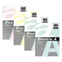 在飛比找Yahoo!奇摩拍賣優惠-Double A A4 80gsm 彩色影印紙500入