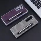 For Samsung Galaxy Z Fold 6 Fold 5 4 Luxury Kickstand PU with Pen Case Cover AU