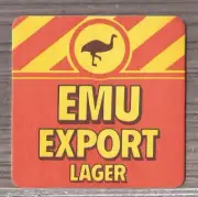 Swan Brewing Company EMU Export Lager Beer Coaster-Australia-S335