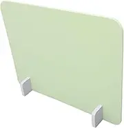 Homoyoyo 1 Set Green Sneeze Guard Desk Partition Shield Barrier Divider for Students Offices Transparent Board for Safe Interaction Easy to Use Removable Screen for Exam Workspace