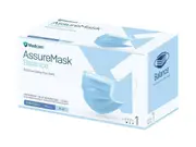 Medicom Disposable Assure Mask Balance Earloop Blue Face Masks Level 1, 50pcs