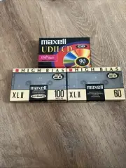 High Bias Cassette Tapes New Sealed Maxell XLII UDII