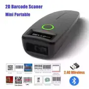 2D Barcode Scanner W7 Mini Wireless Bluetooth Handheld 1D 2D QR Code Data Matrix