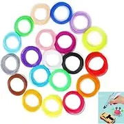 3D Pen Filament Refills, 3D Drawing Pen Refill, 1.75 mm Pla Filament, 3D Pen Filament Refills, Print Pen Filament Plastic Compatible with MYNT3D,SCRIB3D 3D Pen 20 Colors