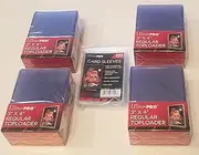 UltraPro 3" x 4" Clear Regular Top Loaders - 100 Total + Ultra Pro Clear Soft Sleeves - 100 Total