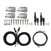 Renogy Wiring and Mounting Kit For 300W Solar Setup