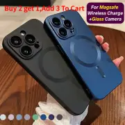 Luxury Magsafe Case For iphone 16 15 14 13 12 11 Pro Max Plus XS XR MAX 7 8 SE