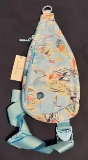 Vera Bradley Beach Treasures Lighten Up Essential Compact Sling - NWT