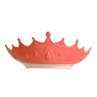 Baby Shower Cap Silicone Crown Shape Ear Protection Adjustable Waterproof Ha NY9