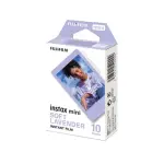 【FUJIFILM 富士】INSTAX MINI 薰衣草紫邊框底片 SOFT LAVENDER(共10張)