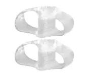 2Pcs Silicone Toe Straighteners Separator Bunion Corrector Protector Pain Relief