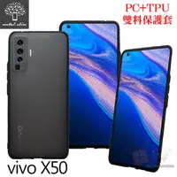 在飛比找有閑購物優惠-【愛瘋潮】 Metal-Slim vivo X50 雙料PC