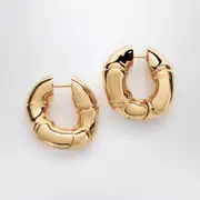 [GUCCI] Bamboo gold earrings One size Yellow