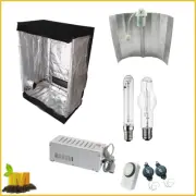 250W Magnetic Grow tent Grow light with batwing MH/HPS bulbs Timer Hanger Combo