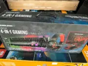 XT Light-UP Four-in-One Gaming Combo Kit with Gaming Keyboard, Gaming Mouse, ...