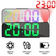 Projection Alarm Clock Digital Clock 180° Projector 12/24h Digital Alarm Clock¢❉